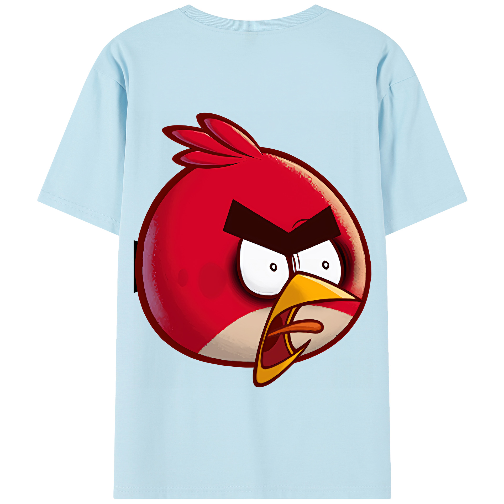 （画像用） Angry Birds アングリーバード 綿100％半袖Tシャツ（背面プリント）